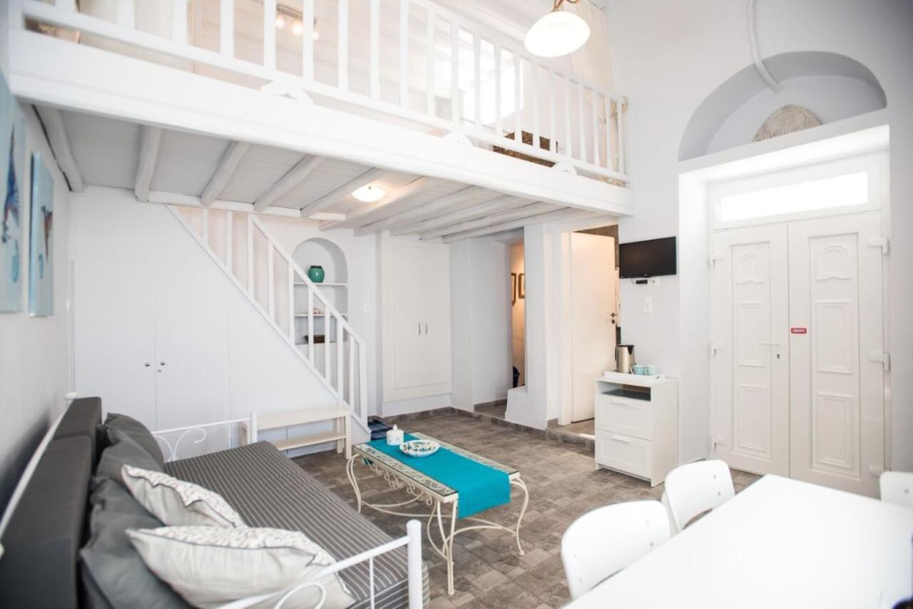 Traditional Split Level House In Mykonos Town Villa Exterior photo